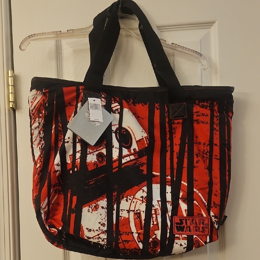 Star Wars Artistic Red and Black Canvas Tote